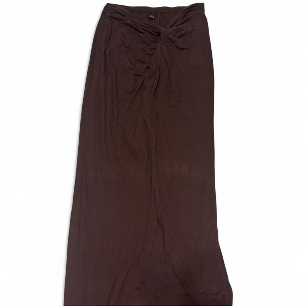 SHEIN Chocolate Brown Maxi Skirt